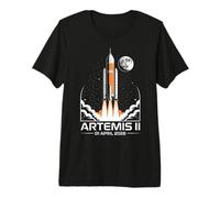 Lanzamiento de Artemis II a la misión Espacial Lunar Abril de 2026 Camiseta Premium