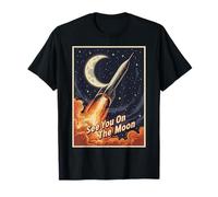 Lanzamiento de Cohetes a la Luna 2026 Espacio | Nos vemos en la Luna Camiseta