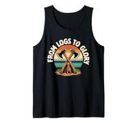 Lanzamiento De Hacha from Logs to Glory Camiseta sin Mangas