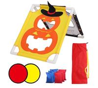 Lanzamiento De Sacos,Juego Infantil De Saquitos para Halloween - Juguetes Interactivos Actividades Deportivas Divertidas para Aula Playa Familia Sala Escuela Jardín