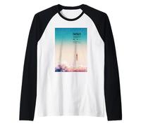 Lanzamiento del Transbordador Espacial SLS de la NASA Camiseta Manga Raglan