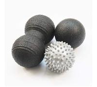 Lanzamiento Masaje Conjunto de bolas de yoga Rodillo Espiga Detrás Mano Sensorial Bolas de maní Entrenamiento Gimnasio Pelota Gimnasio Cuerpo Deportes Masajeador Muscular Relajación