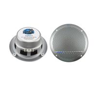 Lanzar AQ5DCS - Altavoz marino (cono dual, 300 W, 13,3 cm), color plateado