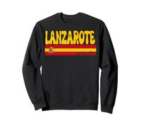 Lanzarote Ciudad España Vintage Estética Vacaciones de Verano Sudadera