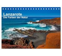 Lanzarote - Die Farben der Natur (Tischkalender 2026 DIN A5 quer), CALVENDO Monatskalender: Lanzarote erstrahlt in unterschiedlichen Farben.