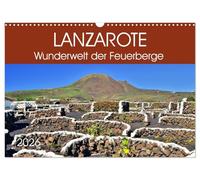 Lanzarote. Wunderwelt der Feuerberge (Wandkalender 2026 DIN A3 quer), CALVENDO Monatskalender: Farbenfrohe Insel der Elemente