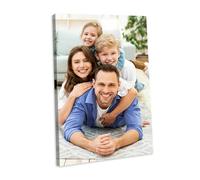 LANZOL Impresión en lienzo personalizada con tus fotos (sin marco, 90 x 60 cm), arte de pared, imágenes de lienzo personalizadas para decoración del hogar, regalos, recuerdos