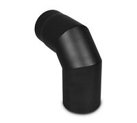 LANZZAS Codo de tubo de estufa 90° grados sin puerta, en diámetro, DN Ø 150 mm, color: negro metalizado. Otros tubos de nuestra gama se pueden encontrar aquí.