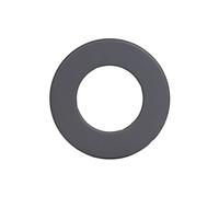 LANZZAS Placa decorativa de pared para tubo de chimenea con borde de 50 mm, para diámetro DN Ø 120 mm, color gris fundido - encuentre más tubos de nuestro surtido aquí.