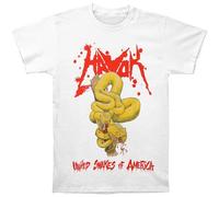 LAO CHEN PI Men's United Snakes T Shirt White 3XL
