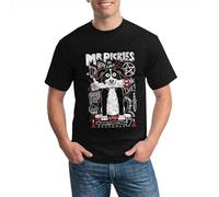 LAO CHEN PI Mr Pickles Men's Short Sleeve T-Shirt Black 3XL