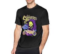 LAO CHEN PI Ske-Let-O'S Mens Funny Short Sleeve T-Shirt Black XXL