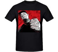 LAO CHEN PI Vinnie Paz Carry On Tradition Men's Relaxed Fit Cotton Round Neck T Shirt Black M