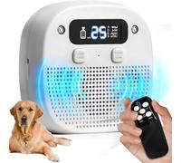 LAOFAN Dispositivos de control de ladridos de perros, dispositivo antiladridos para perros con control remoto, tecnología ultrasónica y de sensor, recargable, modos y frecuencias ajustables, caja de