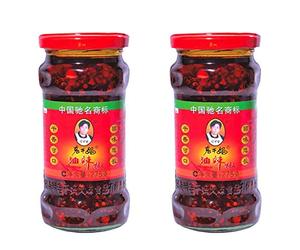 Laoganma Maní en aceite de chile - grande 275 g (paquete de 2)
