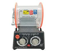 LAOJIN Vaso giratorio para joyas, máquina de pulido de tambor de 3 kg, mini vaso, pulidor de joyas de alta eficiencia, fácil de usar y diseño compacto