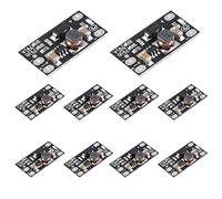 LAOMAO DC DC Convertidor elevador 3,7 a 12 V regulador Módulo de refuerzo de batería de litio 5 V 9 V 12 V Fuente alimentación ajustable(paquete de 10)