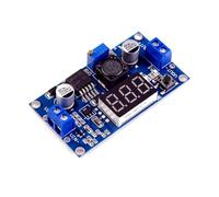 LAOMAO DC-DC Step Down Convertidor Buck-Converter DC 4.0~40V hasta 1.25-37V Módulo de voltaje ajustable con indicador de voltímetro digital compatible con Arduino Raspberry Pi