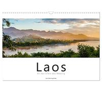 Laos - An den Ufern des Mekong (Wandkalender 2026 DIN A3 quer), CALVENDO Monatskalender: 12 farbenfrohe Aufnahmen aus Laos