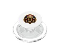Laos Erawan Elefante de Tres Cabezas PopSockets PopGrip para MagSafe