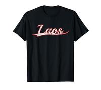 Laos Southeast Asia Heritage Pride Vintage Varsity Camiseta