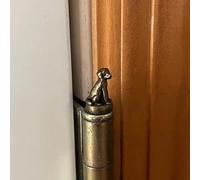 LaoSShu Decoración del hogar con Cabeza de bisagra, 3 Piezas de Muebles Decorativos con Cabeza de bisagra de Mini Puerta Animal Retro, decoración del hogar con Cabeza de bisagra de Puerta Animal(Dog)