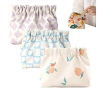 LaoSShu Linda Bolsa de Mini Billetera, Bolsa de Maquillaje de Billetera portátil, Bolsa de Maquillaje de Viaje Impermeable, Mini gestor de Claves de lápiz Labial portátil(D+e+f)