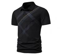 LAOSU Polo Hombre Manga Corta Moda Impreso Camisa Cuello Atrapado Hombre Suelto Camiseta Casual Solapa Trabajo Jersey Simple Clásico Hermoso Tops Confort Stretch Marca Casual Tops Multicolor,