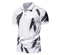 Laosu Polo para hombre de manga corta de gran tamaño Streetwear Primavera Verano Hermoso Camiseta Moda Tops Impreso Deporte Barato Casual Camiseta Casual Confort Chic Cuello abotonado Vintage Golf