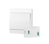 LAOYE Interruptor Inteligente de Luz Interruptor Inalambrico sin Batería Interruptores de Luz Pared con Receptor 10A Interruptor Inteligente Conmutador Sin Cableado, Alcance de Distancia Hasta 50m