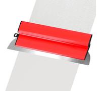 Laoye - Plancha con recubrimiento de hoja de alisado, 40 cm, hoja de recubrimiento alisado, acero inoxidable, herramienta de espátula revestida, alisado, cuchillo de desnatado para pared y