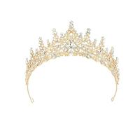 LAOYEFACAI Diadème pour femme Couronne scintillante Bandeau pour cheveux avec cristaux pour mariée princesse costume anniversaire Élégant bandeau couronne de reine pour mariage fête carnaval (2)