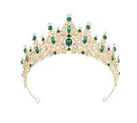 LAOYEFACAI Diadème pour femme Couronne scintillante Bandeau pour cheveux avec cristaux pour mariée princesse costume anniversaire Élégant bandeau couronne de reine pour mariage fête carnaval (11)