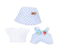 LAOYEFACAI Ropa para muñecas de 17 cm, Juego de Falda para muñecas, Juego de 3 Piezas con Gorro de Pesca-Pantalones-Pantalones para muñecas de 17 cm Accesorios (30)
