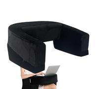 Lap Desk Pillow, Reading Support Cushion, Ergonomic Backrest with Side Pocket, Soft Comfortable Design for Adults Studying, Working on Bed, Sofa, Floor, Dorm, Living Room, or Bedroom Use