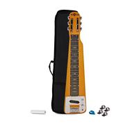 Lap Steel Guitar Starter Kit by Gear4music Gold