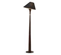 LAPADULA Lámpara de Pie para Sala de Estar Lámpara de pie madera maciza estilo posmoderno francés, lámpara junto al sofá, dormitorio, estudio, mesita noche