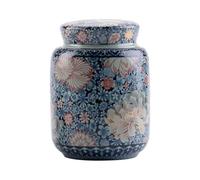 LAPADULA Lata de té creativa portátil latas de té, pequeños juegos de té para uso doméstico, latas de cerámica para té suelto, frascos sellados, tarros de almacenamiento para té de despertar té