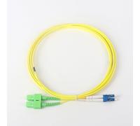 Lapara Latiguillo fibra óptica dúplex OS2 UPC/UPC monomodo 9/125 (SC/LC, 1M) - LA-05020202