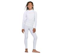 LAPASA Conjunto Térmico Deportivo Niña Capa Base Ropa Interior Termica Transpirable Camisa Manga Larga y Pantalon Suave Thermal Set Girl Long Johns Invierno G18 4-5 años Blanco