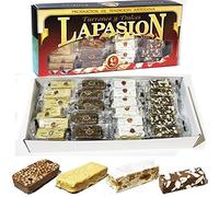 LAPASION - Turrones Surtidos Sin Azúcar 2.5 Kg | Turrón Blando | Turrón Duro | Turrón de Chocolate Crujiente | Turrón de Chocolate con Almendras