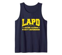 LAPD - Defensores duraderos del Partido del Alcohol, Los Ángeles Funny Camiseta sin Mangas