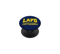 LAPD - Defensores duraderos del Partido del Alcohol, Los Ángeles Funny PopSockets PopGrip Adhesivo