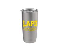 LAPD - Defensores duraderos del partido del alcohol, Los Ángeles Funny Vaso térmico de acero inoxidable de doble pared