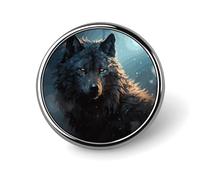 Lapel Pin for Men Brooches And Pins for Women - Flowers And Horses Hand Drawn Round Metal Badge for Shirts, Jackets, Hats | Durable Fashion Accessory & Gift for Men, Women, Events