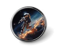 Lapel Pin for Men Brooches And Pins for Women - Flowers And Horses Hand Drawn Round Metal Badge for Shirts, Jackets, Hats | Durable Fashion Accessory & Gift for Men, Women, Events