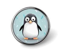 Lapel Pin for Men Brooches And Pins for Women - The Black Cat Is Pacing on The Roof Round Metal Badge for Shirts, Jackets, Hats | Durable Fashion Accessory & Gift for Men, Women, Events