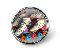 Lapel Pin for Men Brooches And Pins for Women - Various Type of Fishing Baits Round Metal Badge for Shirts, Jackets, Hats | Durable Fashion Accessory & Gift for Men, Women, Events