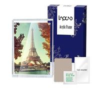 Lapeno Acrylic Photo Frames, Magnetic Picture Frame Desktop Display with Gift Box Package 20mm Thickness Transparent Photo Frame For Family Home Office (3.5 * 5'')