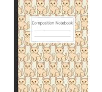 LaPerm Cat Pattern Composition Notebook: A Cute Notebook for Students and Cat Lovers with a Fun Feline Pattern for Schoolwork, Journaling, and Notes